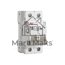 Выключатель автоматический Averes AV-6 2P 25A (C) 6kA