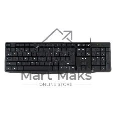 Комплект клавиатура+мышь Acer OMW141 проводной, USB, 1200 DPI, чёрный