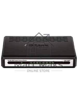 Коммутатор D-Link (DGS-1008A) 8-портов 10/100/1000Mbit/s