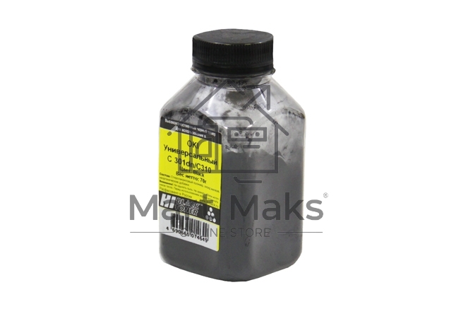 Тонер OKI Универсальный С 301dn/C310 (Hi-Black) Bk, 70 г, банка