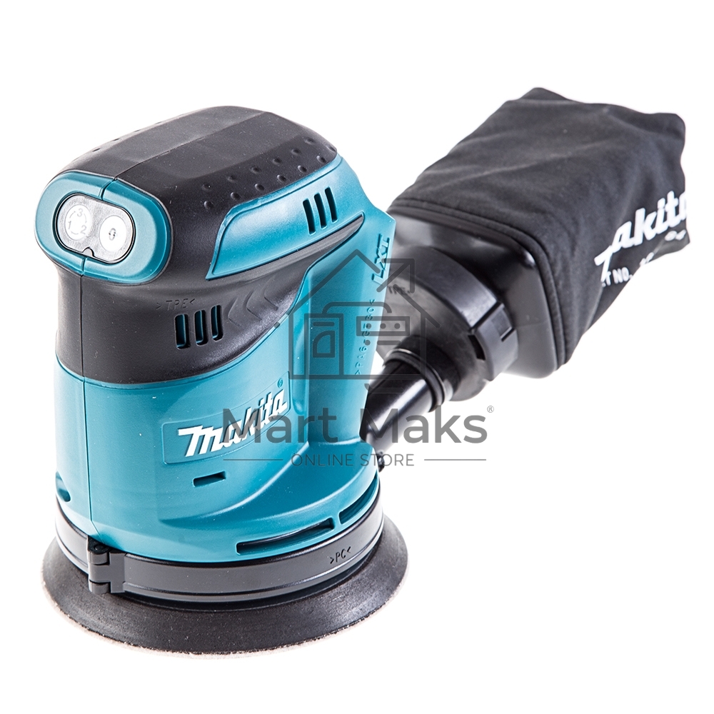 Машинка эксцентриковая MAKITA DBO180Z 18В LiIon ф125мм 7000/9500/11000об/мин ампл.2.8мм 1.7кг