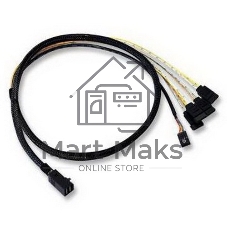 Кабель ACD-SFF8643-SATASB-10M, INT SFF8643-to-4*SATA+SB (MiniSAS HD -to- 4*SATA+SideBand internal cable) 100 см
