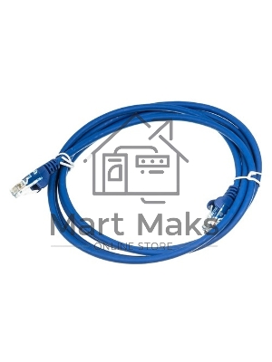 Патч-корд LANMASTER FTP, вилка RJ-45, вилка RJ-45, кат.6А, LSZH, 2м, синий lan-pc45/s6a-2.0-bl