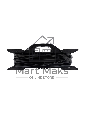 Удлинитель-шнур на рамке PROconnect ПВС 2х0.75, 20 м, б/з, 6 А, 1300 Вт, IP20, черный (Сделано в России)