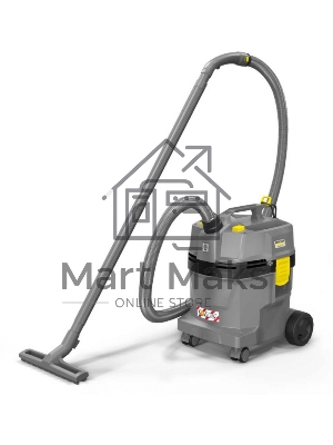 Пылесос Karcher NT 22/1 Ap L серый, 1300 Вт, уборка влажная и сухая, пылесборник мешок 22 л