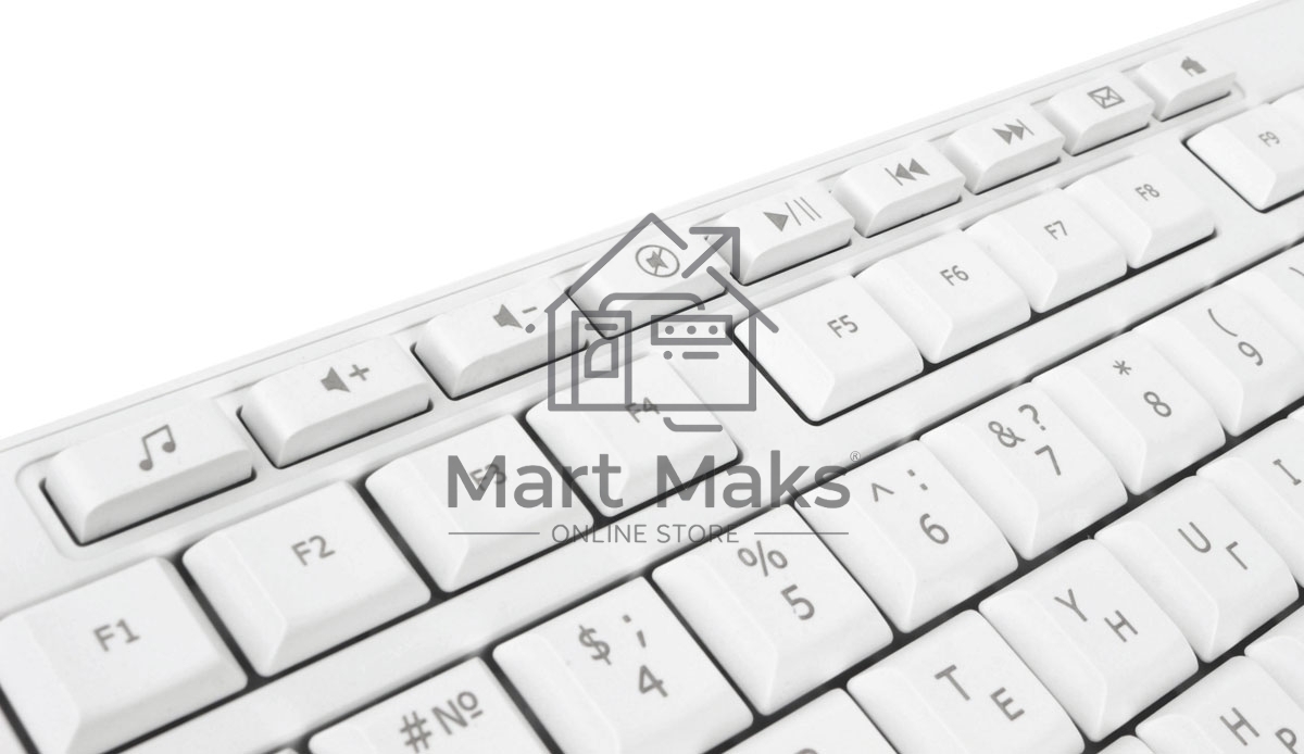 Клавиатура Gembird KB-8430M проводная, USB, белый