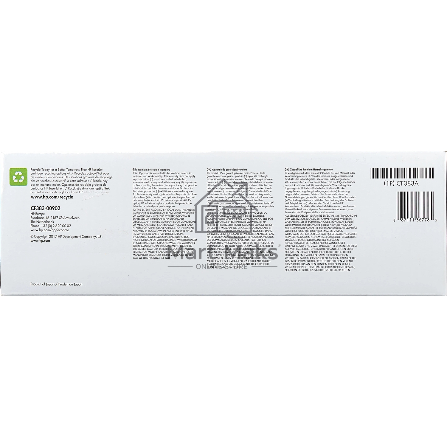Тонер Картридж HP 312A CF383A пурпурный для HP CLJ Pro M476 (2400стр.)