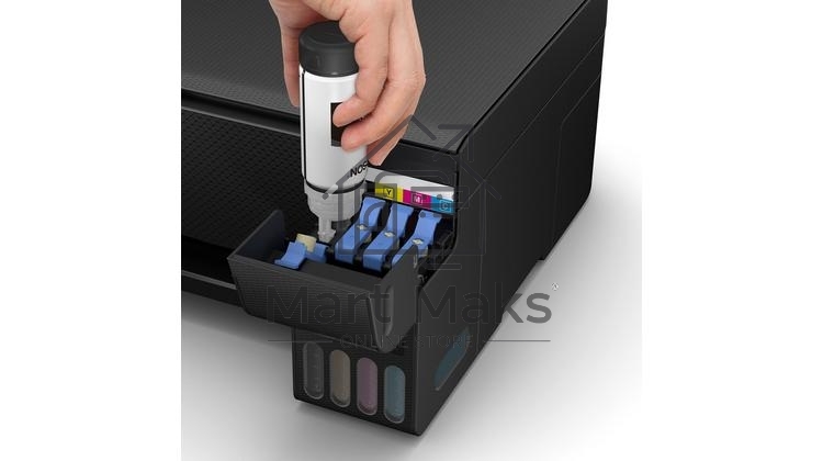 МФУ струйный Epson EcoTank L3251 (C11CJ67419/C11CJ67302/C11CJ67518), A4, цветное, печ. до 33 стр/мин. (ч/б) до 15 стр/мин. (цвет), скан. до 5 стр/мин., 5760 x 1440 dpi (печать) 1200x2400dpi (скан.), USB, Wi-Fi