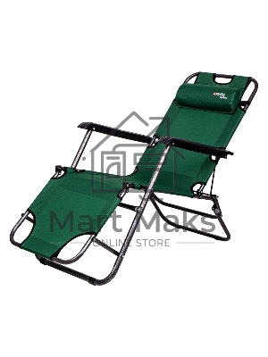 Кресло-шезлонг двухпозиционное 156х60х82 см, Camping Palisad