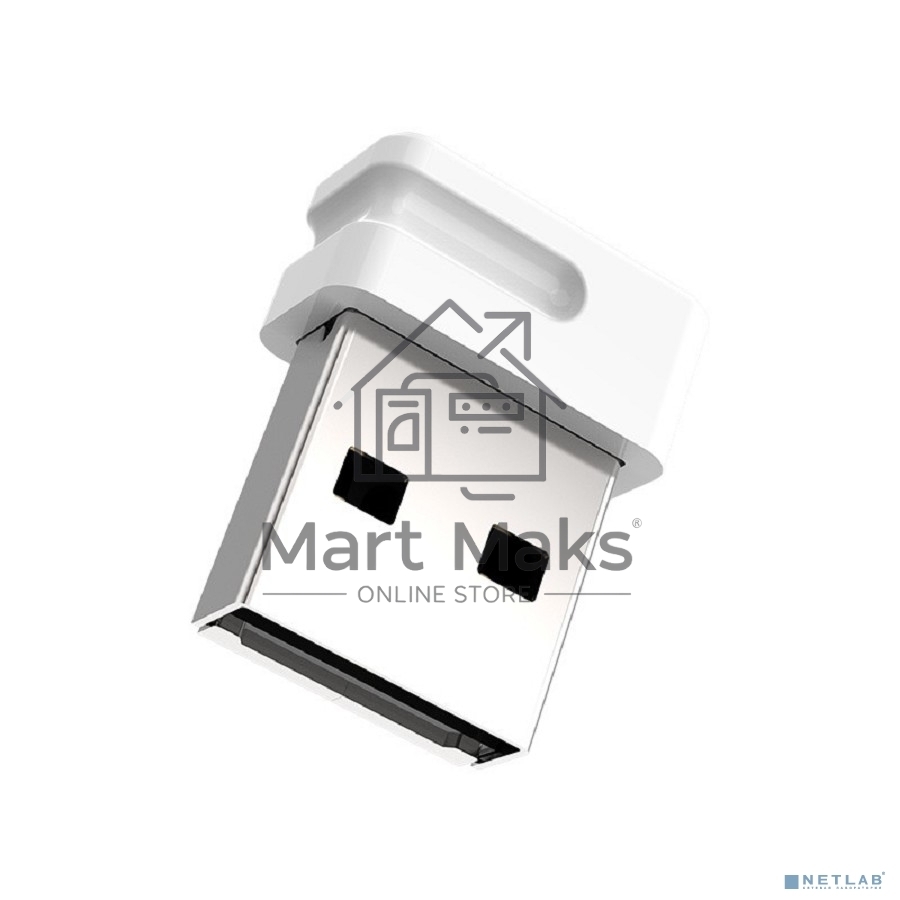 Флешка USB R/W R/W Netac U116 64Gb <NT03U116N-064G-30WH>, USB3.0, миниатюрная пластиковая белая