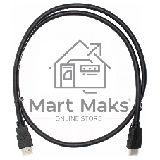 Кабель аудио-видео Cactus CS-HDMI.1.4-1 HDMI (m)/HDMI (m) 1м. позолоченные контакты черный