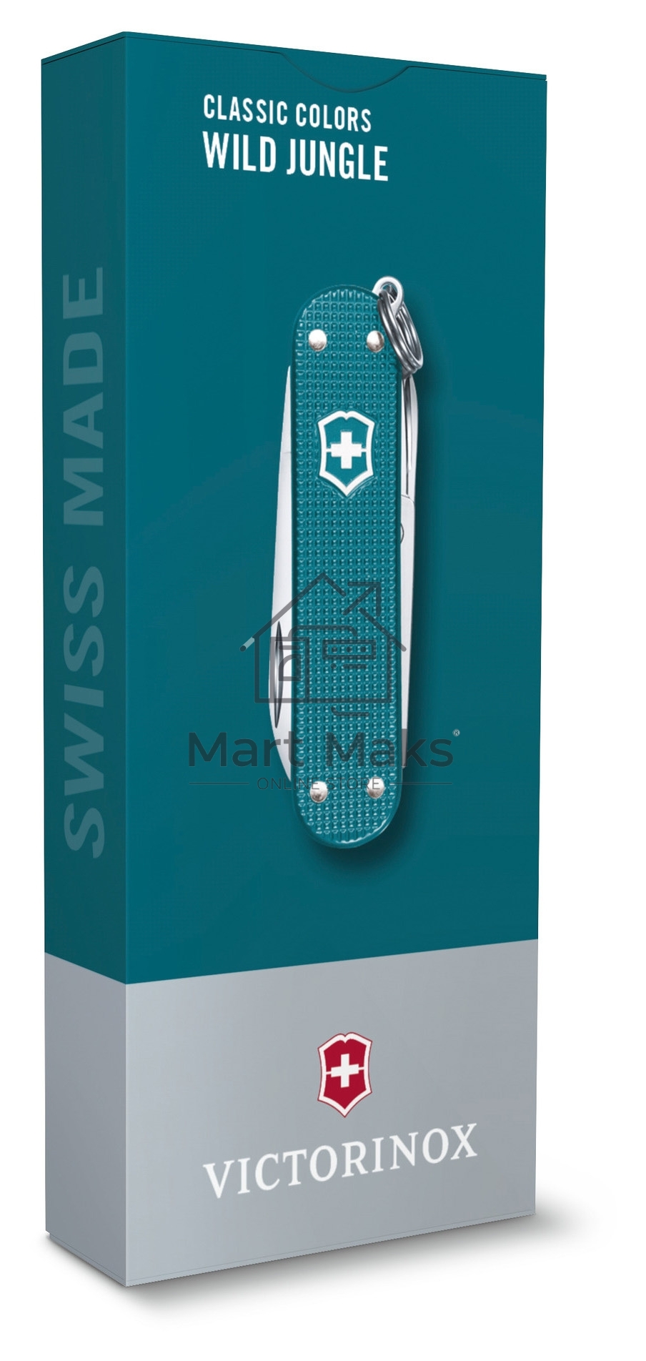 Нож перочинный Victorinox Classic Wild Jungle (0.6221.242G) 58мм 7 функций карт.коробка