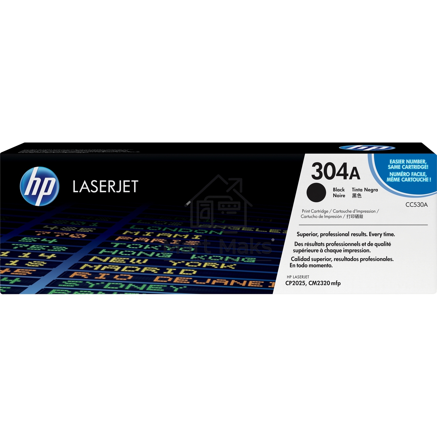 Картридж лазерный HP CC530A черный для LJ CP2025/CM2320 3500стр.