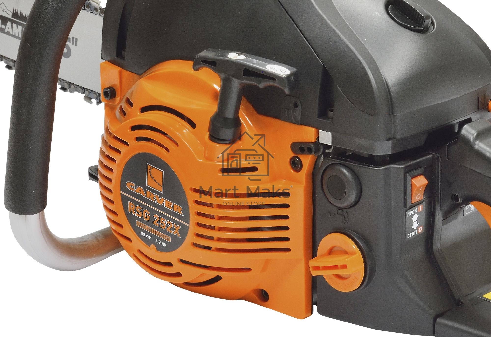 Бензопила Carver RSG 252Х 2200Вт 2.9л.с. дл.шины:18