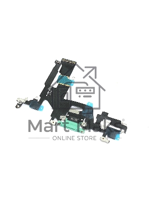 Шлейф разъема питания для iPhone 11 зеленый