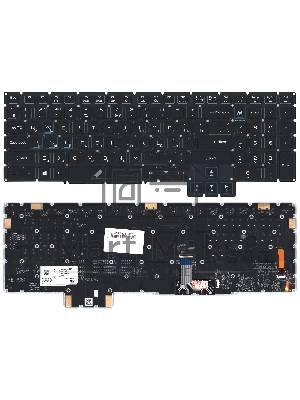 Клавиатура для ноутбука Acer Predator Triton 700 PT715-51 черная