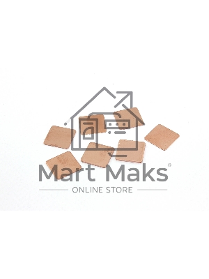 Набор медных термопрокладок 7 шт, разной толщины