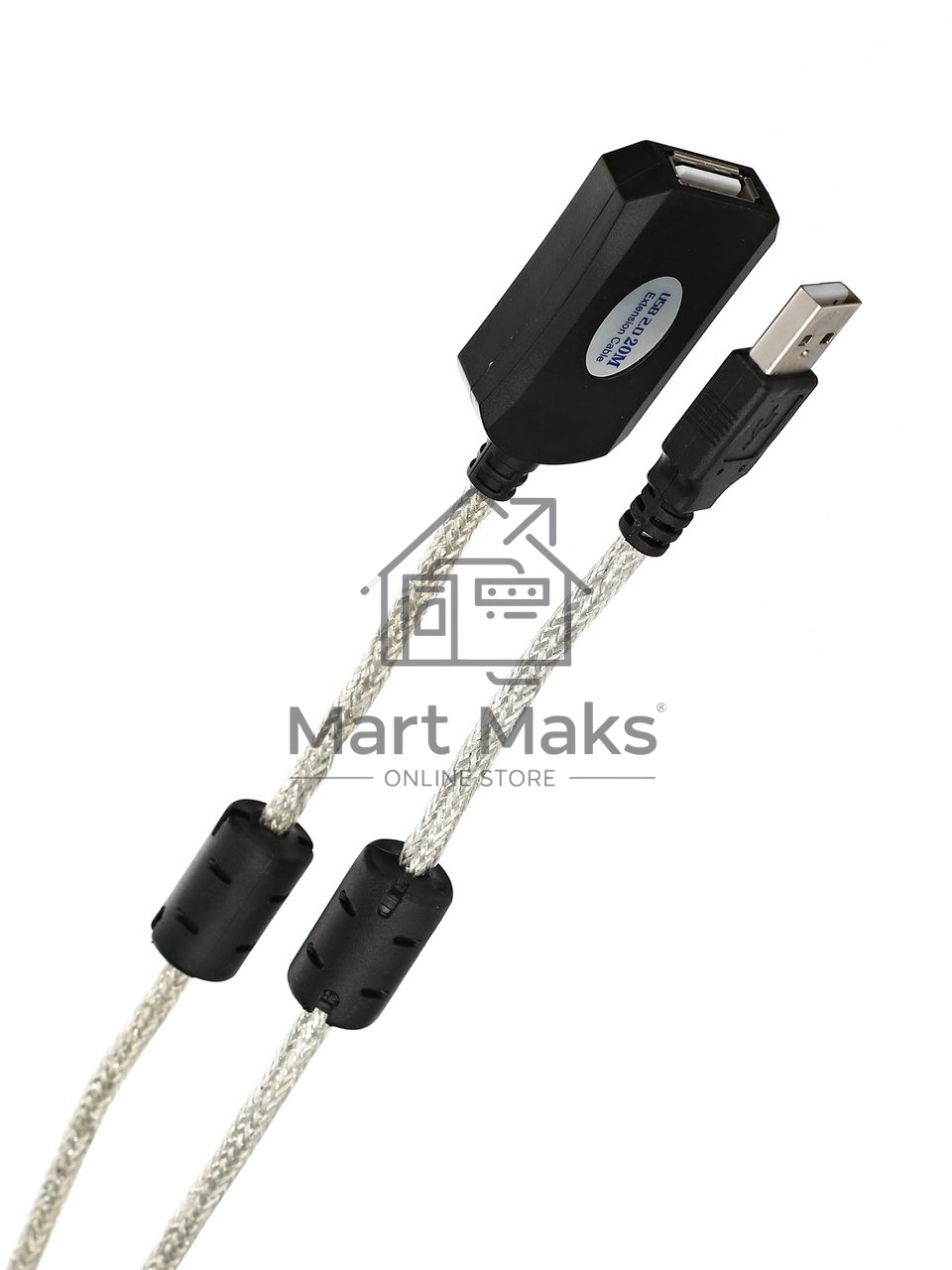 Кабель VCOM VUS7049-20M Кабель-адаптер USB2.0-repeater, удлинительный активный <Am-->Af> 20м