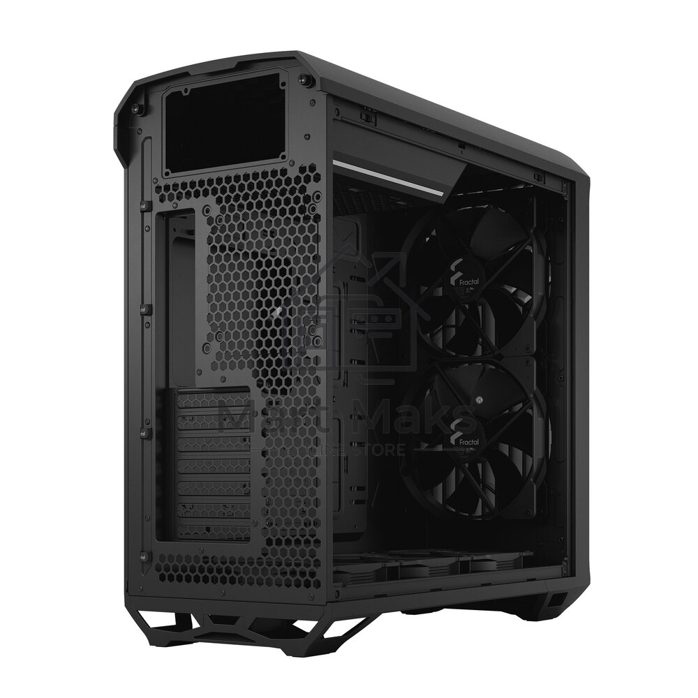 Корпус Fractal Design Torrent Black Solid / E-ATX, 2x3.5, 4x2.5, 7xPCI, 1xUSB-C, 2xUSB3.0 / 2x180mm, 3x140mm fans inc. / FD-C-TOR1A-05