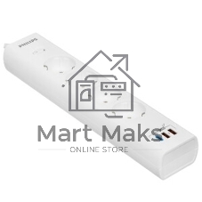 Сетевой фильтр Philips CHP8246WB/51 3м, 4 розетки, белый