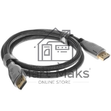 Кабель Ultra HD DisplayPort (m) DisplayPort (m) 1м черный пакет