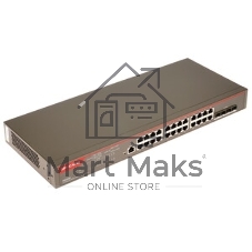 Коммутатор управляемый в стойку, 24*1Gbit RJ45, 4*SFP 10Gbit, console port IP-COM G5328X