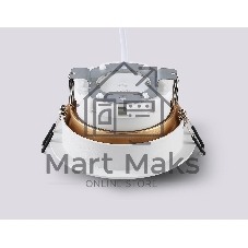 Светильник Ambrella light TN52332 SWH/SGD белый песок/золото песок GX53 max 12W D115*25