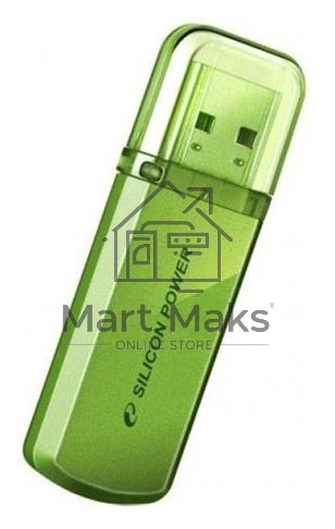 Флешка USB R/W Silicon Power R/W 32Gb Helios 101 SP032GBUF2101V1N USB2.0 зеленый