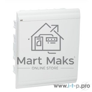 Бокс IEK MKP82-V-24-WD-41-10 ЩРВ-П-24 модуля встраив.пластик IP41 PRIME белая дверь