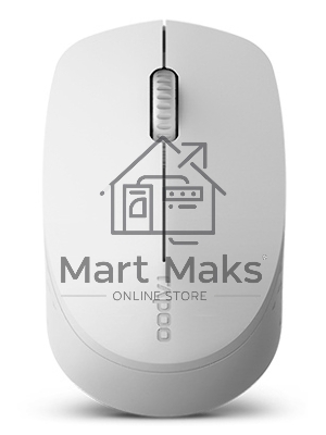 Мышь Rapoo M100 светло-серый оптическая (1300dpi) silent беспроводная BT/Radio USB (2but)