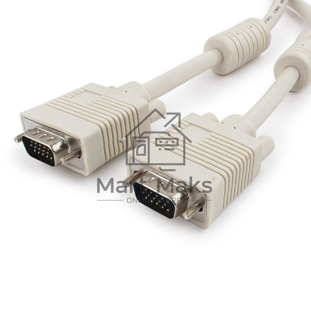 Кабель Gembird/Cablexpert CC-PPVGA-6, Кабель VGA Premium,15M/15M,1.8м, тройной экран, феррит.кольца, пакет