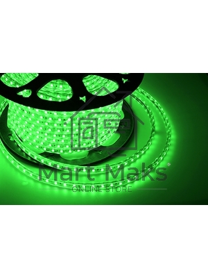 Лента светодиодная Neon-night 220 В, 13х8 мм, IP67, SMD 5050, 60 LED/m, цвет свечения зеленый