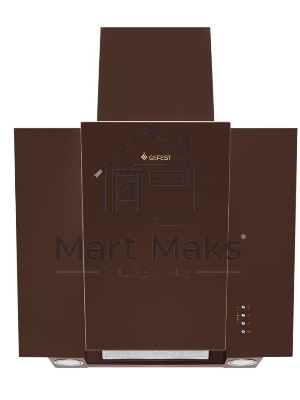 Вытяжка наклонная Gefest ВО 3603 Д1К коричневый, 60 см, 550 куб. м/ч, 76 дБ