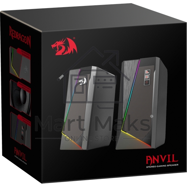 Акустическая система 2.0 ANVIL REDRAGON 77878 DEFENDER