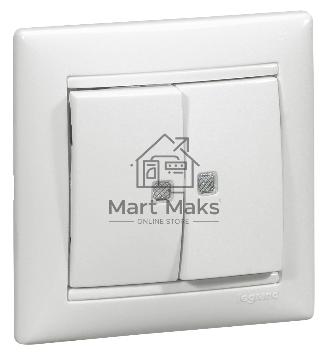 Рамка 1-м Valena белый Leg 774451