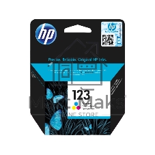 Картридж струйный HP 123 F6V16AE многоцветный, 100 стр., для HP DJ 2130