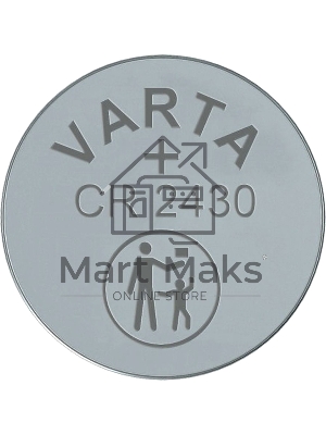 Батарейка Varta ELECTRONICS CR2430 BL1 Lithium 3V (6430) (1/10/100)