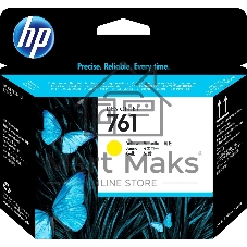 Картридж струйный HP 761 CH645A желтый печатающая головка для HP DJ T7100