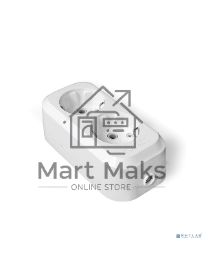 Колодка удлинителя 2-м АВС-пл. с заземл. UNIVersal E302