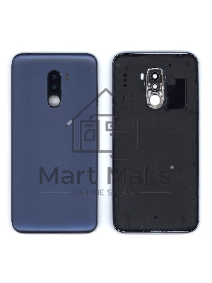 Задняя крышка для Xiaomi Pocophone F1 синяя Задняя крышка для Xiaomi Pocophone F1 синяя
