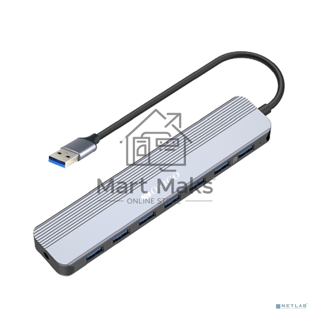Концентратор USB-A ORIGO OU2270P/A1A с 7 портами USB 3.0 (1 порт быстрой зарядки)