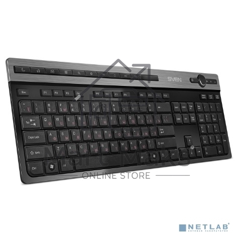 Клавиатура SVEN KB-E5500W беспроводная USB черный