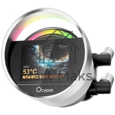 Система охлаждения Ocypus Sigma L36 WH ARGB, 360мм, LCD Pump 2.4