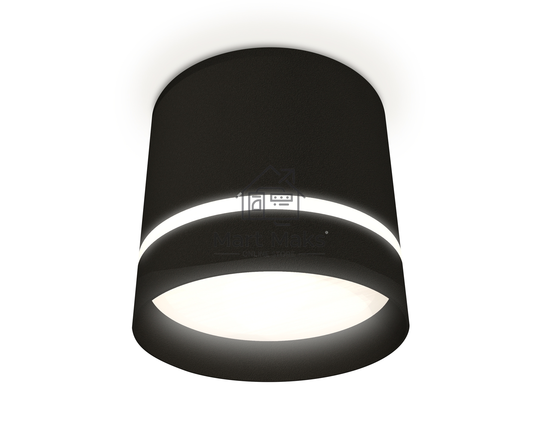 Светильник Ambrella Light XS8111006 SBK/FR черный песок/белый матовый GX53 (C8111, N8462)