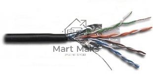 Кабель информационный Lanmaster LAN-5EUTP-OUT кат.5е U/UTP не экранированный 4X2X24AWG PVC внешний 305м черный