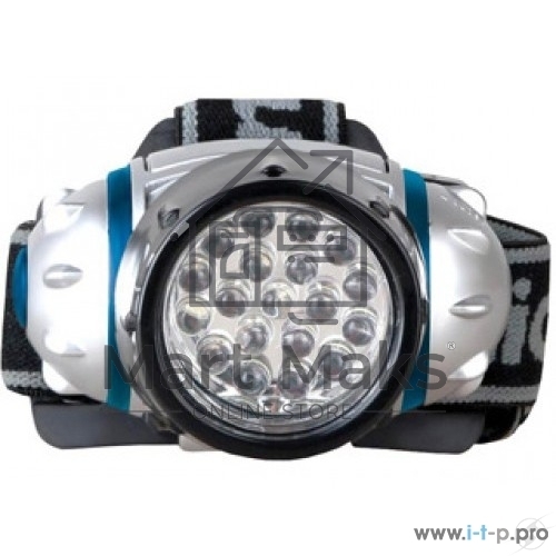 Фонарь Camelion LED5313-19F4 (фонарь налобн, металлик, 19LED, 4 реж, 3XR03 в компл, пласт, блист)