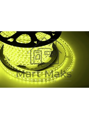 Лента светодиодная Neon-night 220 В, 13х8 мм, IP67, SMD 5050, 60 LED/m, цвет свечения желтый