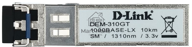 Трансивер D-Link DEM-310GT/DD, 1-port mini-GBIC LX Single-mode Fiber Transceiver (up to 10km, support 3.3V power), DDM support