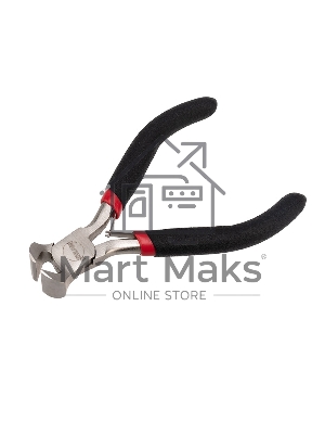 Кусачки торцевые Rexant Мини 100 мм никелированные, авторазжим, обливные рукоятки