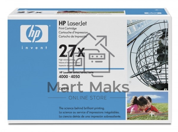 Картридж лазерный HP C4127X LJ 4000 Series (10000стр.)